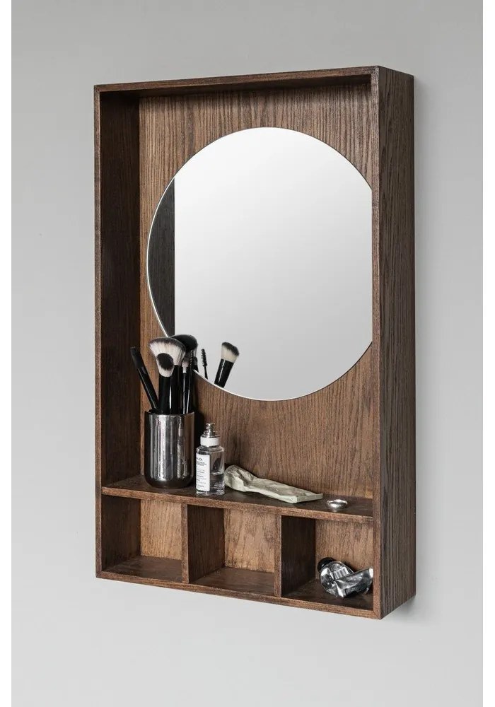 Panou de agățat diverse maro din lemn de stejar 40x65x11,5 cm Show Me – Mette Ditmer Denmark