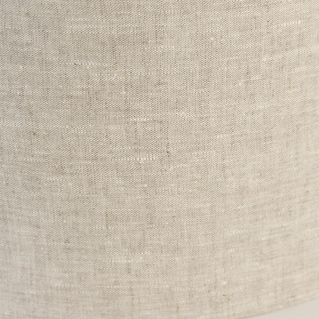 Abajur din material textil gri deschis 50/50/25
