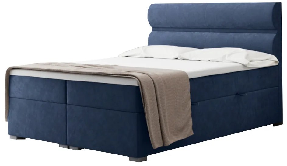 Expedo Pat tapitat boxspring FELTA + topper, 180x200, riviera 81