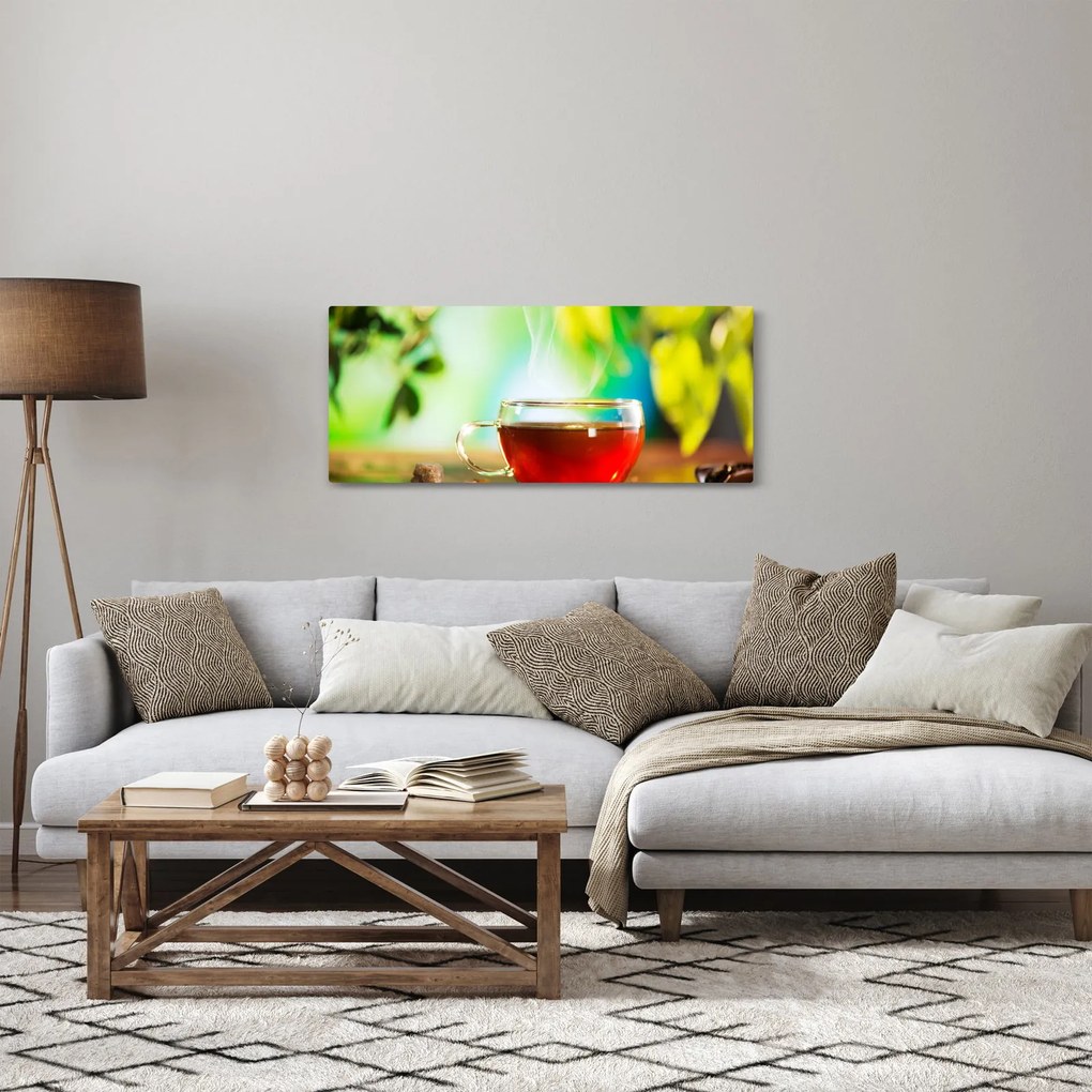 Tablou - Natura moartă, ceai (120x50 cm)