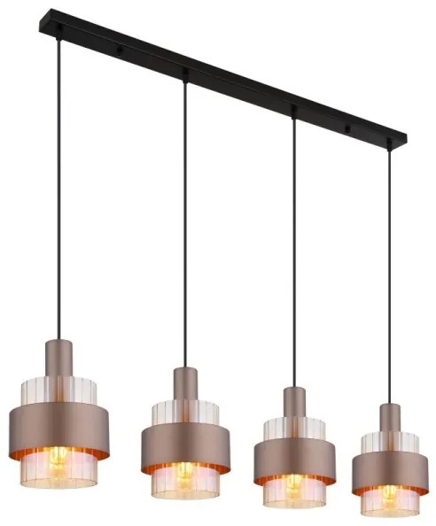 Lustră pe cablu Globo 15560-4HA MILLEY 4xE27/60W/230V