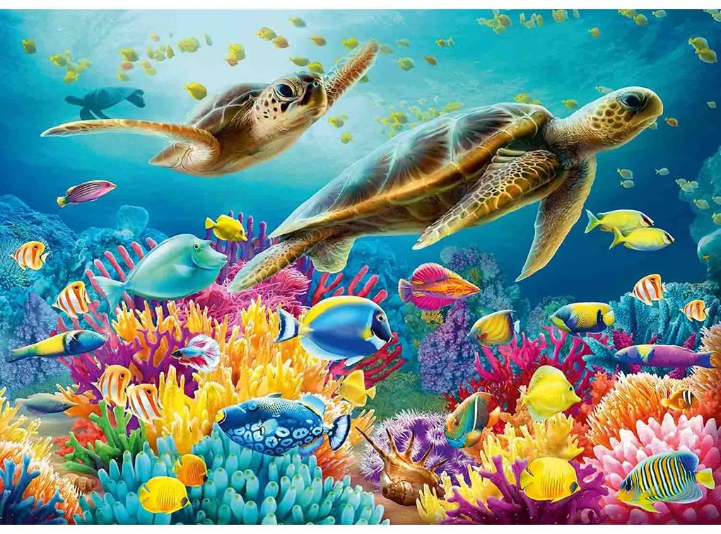 PUZZLE LUMEA SUBACVATICA, 1000 PIESE - RAVENSBURGER (RVSPA17085)