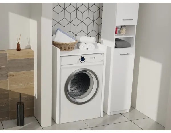 Dulap pentru mașină de spălat POLA 98x64 cm alb