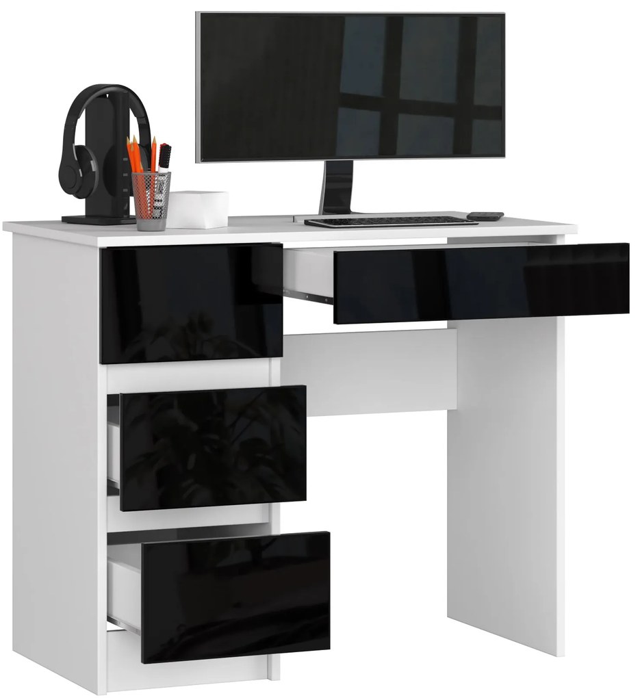 Masă PC Benicio II (Negru lucios) (S). 1069646