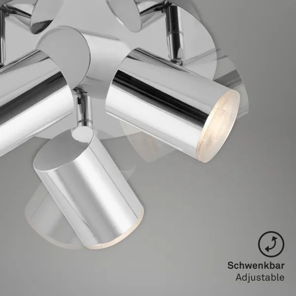 Briloner 2731-038 - Lampă spot CUP 3xGU10/5W/230V IP44 crom lucios