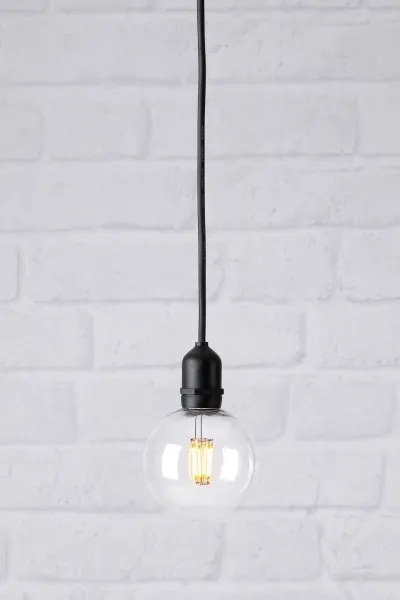 Markslöjd 107989- Lampă LED suspendată de exterior GARDEN24 LED/2,86W/24V IP44 negru/transparent