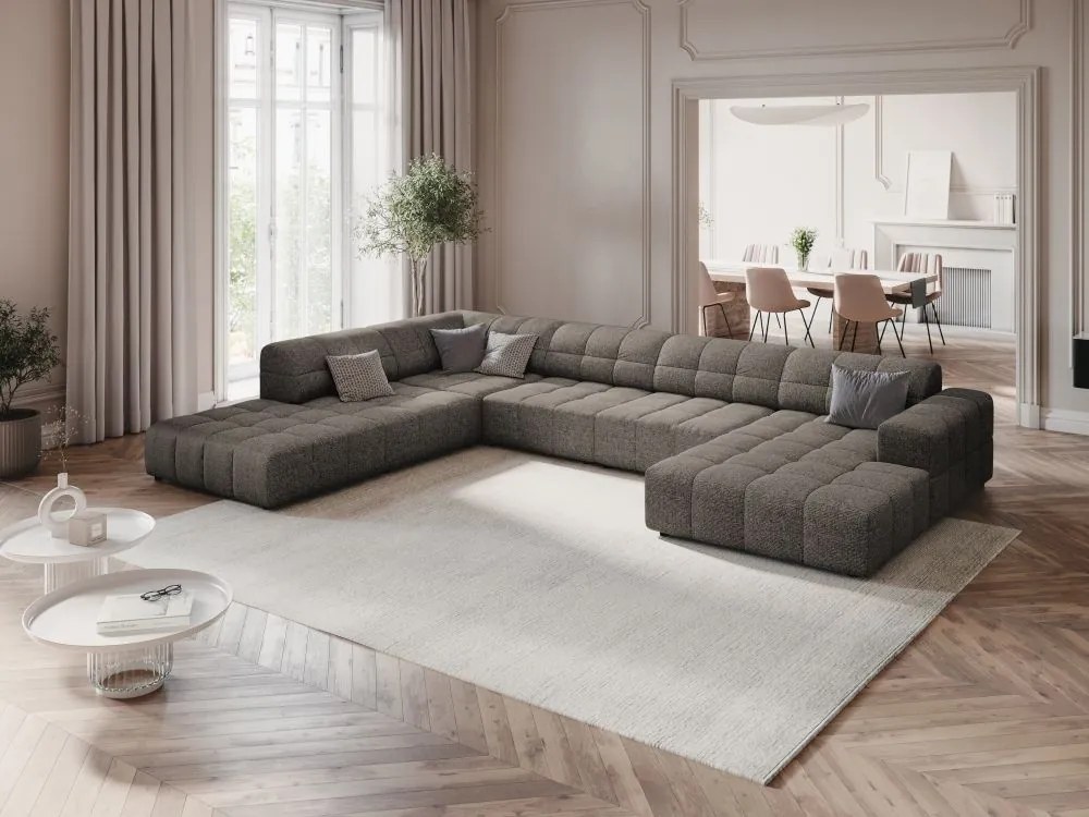 Coltar 7 locuri Chicago chenille L364 cm