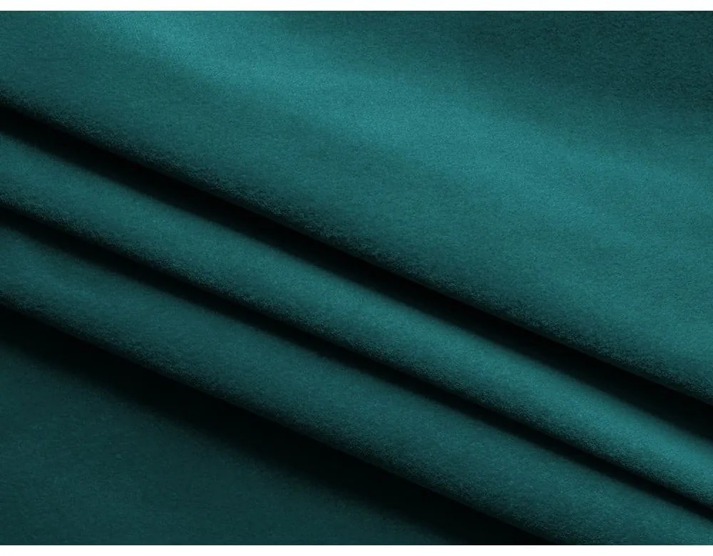 Fotoliu turcoaz cu tapițerie din catifea Ekahi – Makamii