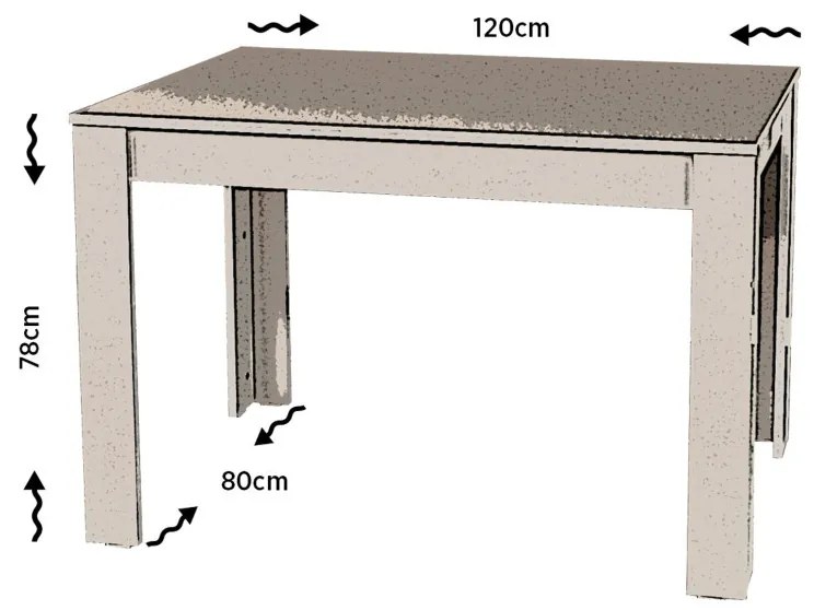 Masa Dining Single 120 - Oak