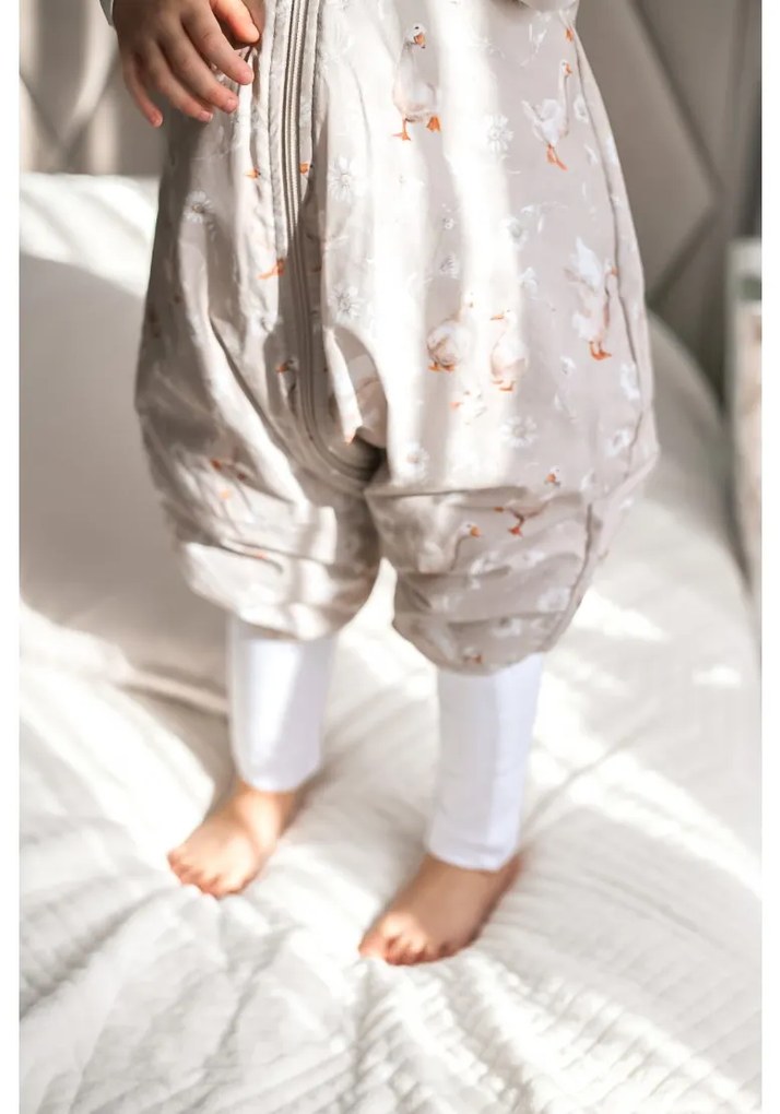 Sac de dormit cu picioare, bumbac 1 Tog, Natura, marimea XS, 74 80, 6-12 luni - BabySteps