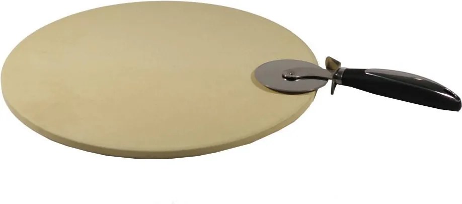 Piatra pentru pizza + cuțit SALVATORE