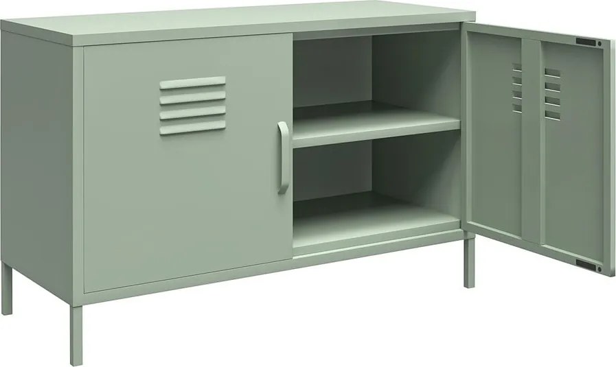 Dulap verde din metal 100x64x40 cm Mission District – Støraa