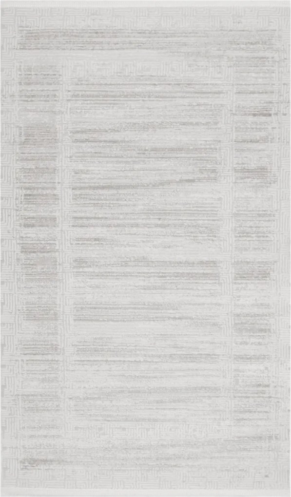 Covor Modern Living, Dormitor Dreptunghiular Porto 0584A Gri (Alege dimensiunea: 100 x 200)