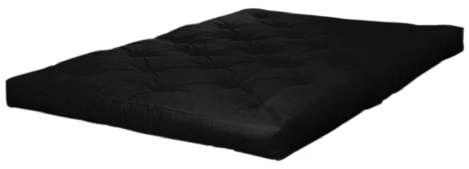 Saltea futon neagră mediu-fermă 160x200 cm Coco Black – Karup Design