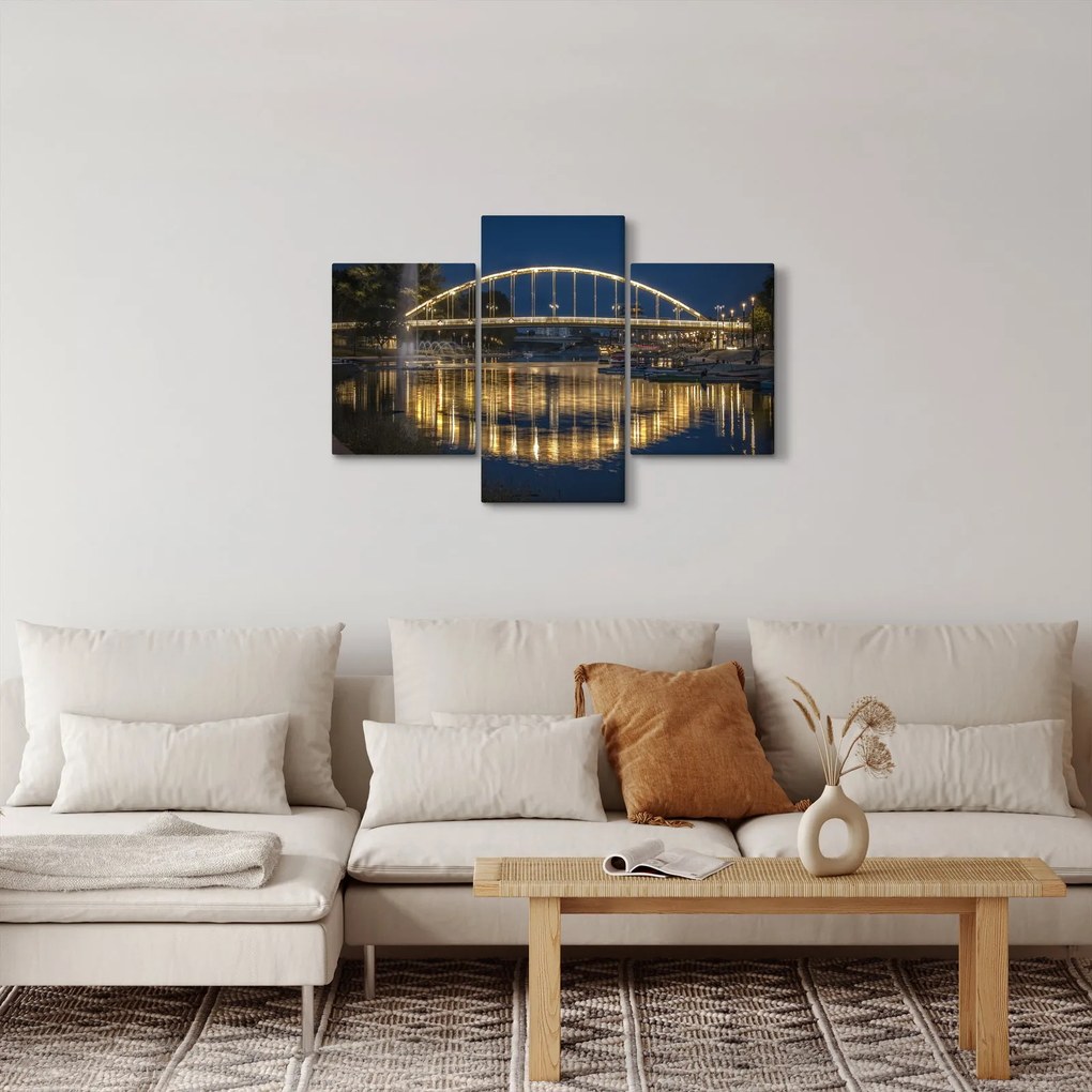Tablou cu făntână arteziană (90x60 cm)