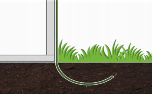 Solar de grădină ALB 2x3m cu filtru UV STANDARD GARDEN