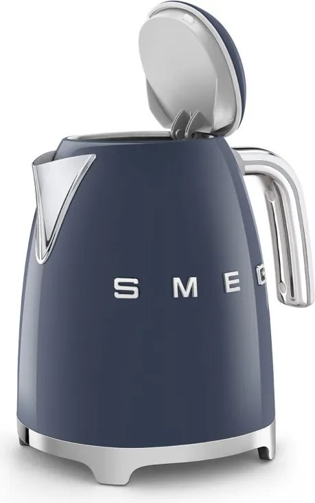 Cana electrica SMEG KLF03NBEU, 2400 W, 1,7 l, Baza rotativa la 360°, Finisaj lucios, Albastru marin