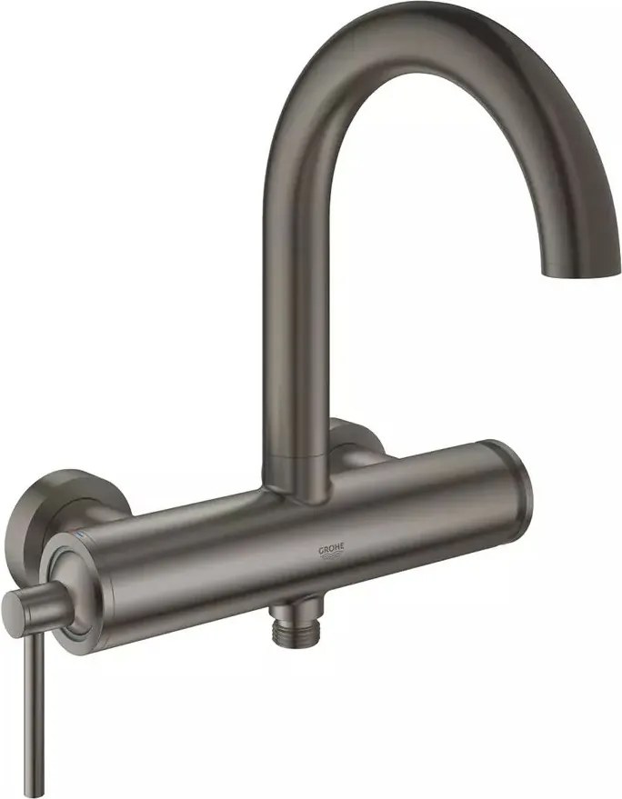 Baterie cada - dus Grohe Atrio monocomanda antracit periat Hard Graphite
