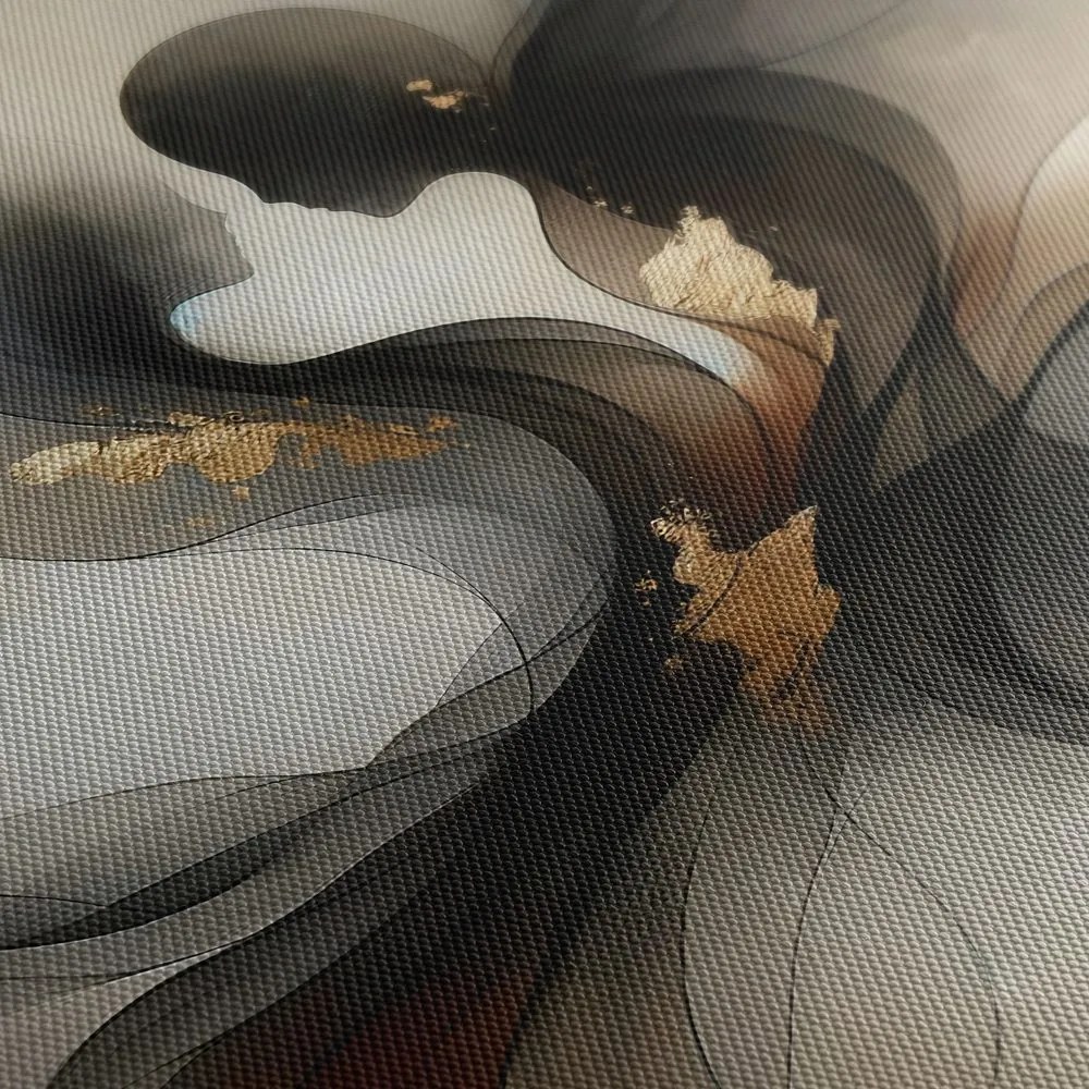 Tablou abstracție dansantă în mișcare