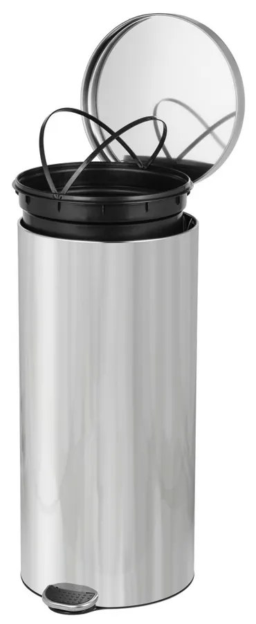 Alda Coș de gunoi cu pedală Soft Close FreedomFresh 30 l, oțel inoxidabil lucios, 30 l