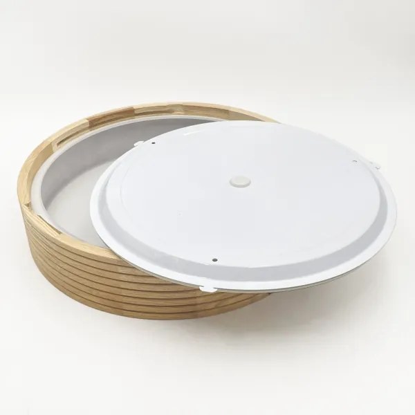 Plafonieră de baie NATURAL MODERN 3xE27/15W/230V Ø 37,5 cm pin