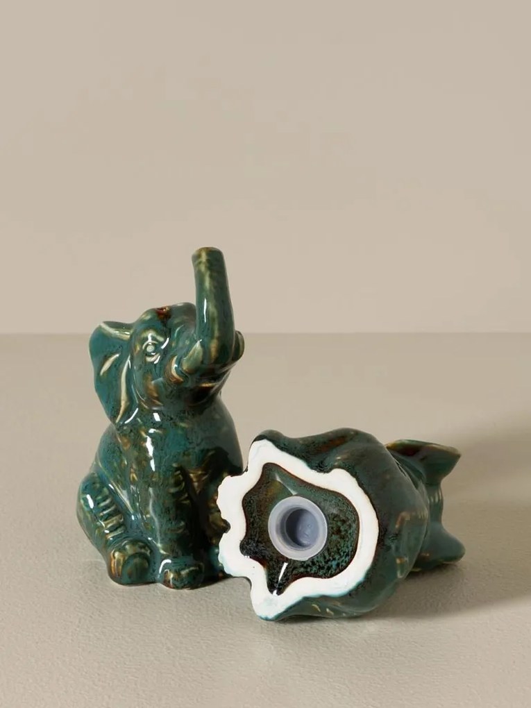 Set 2 piese sare si piper din ceramica , "Elephant"