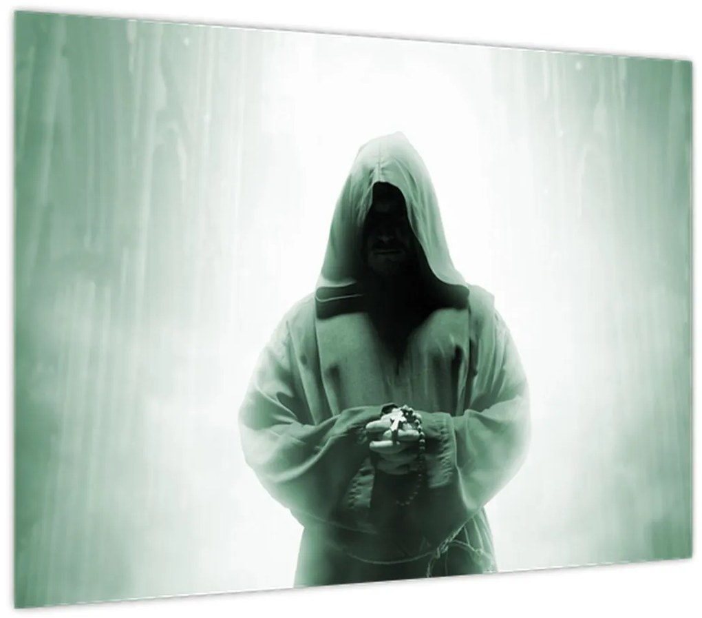 Tablou - Călugăr în întuneric (70x50 cm)