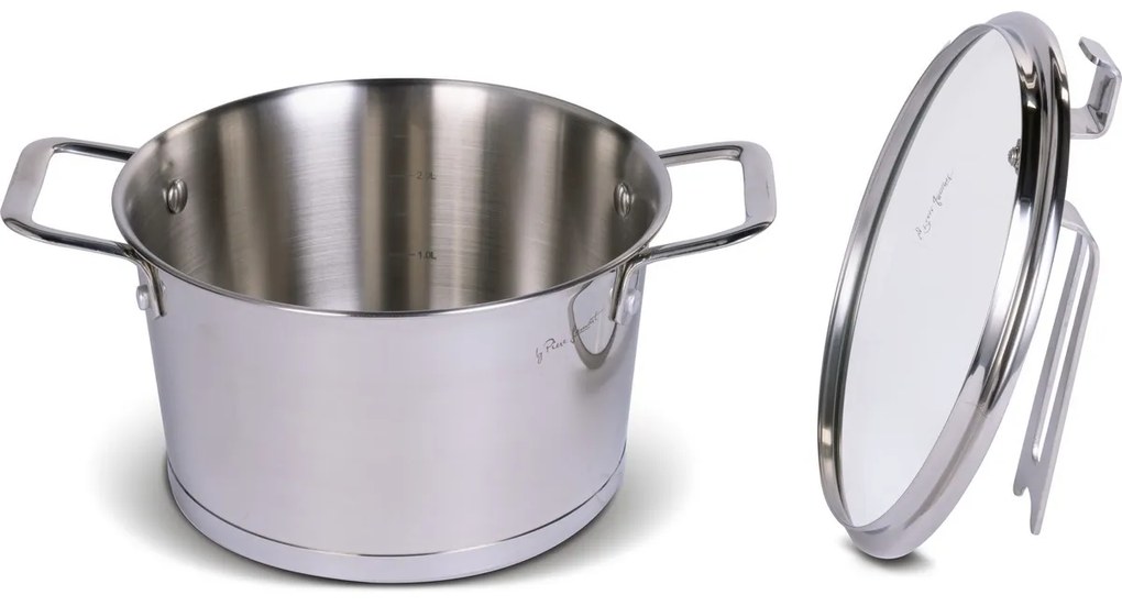 Lamart LT1274 cratiță cu capac Conic diametru 20 xînălțime 11 cm