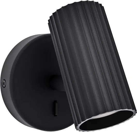 Eglo 902031 - Aplica de perete tip spot PORTILLO 1x GU10/5W/230V, negru