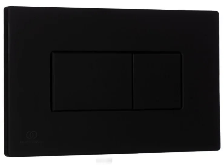 Clapeta de actionare spalare Solea P2, neagra Negru mat