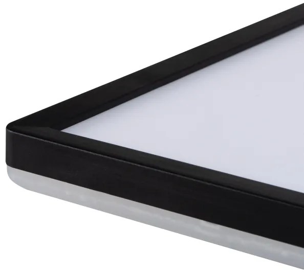 Kanlux 31535 - Plafonieră LED AZPO, 22W, 230V, 42x42 cm, IP54, neagră