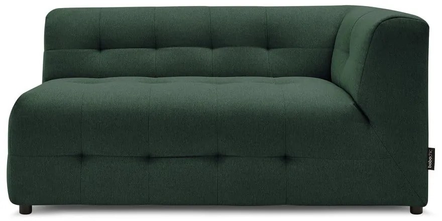Modul pentru canapea verde închis (partea dreaptă) Kleber - Bobochic Paris