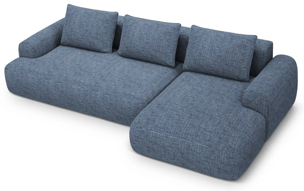 Coltar extensibil Calma cu tapiterie din tesatura structurala