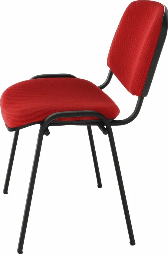 Scaun de birou, roşu, ISO NEW
