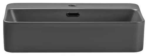 COMAD TRUST 2 MATT DARK GREY - Lavoar pe blat TRUST 55x38 cm gri mat