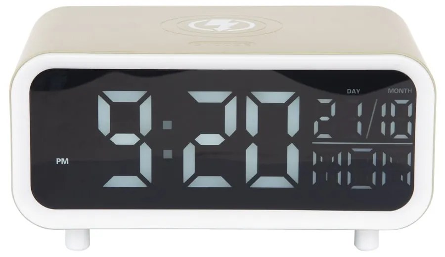 Ceas deșteptător digital cu încărcător wireless Chunky LED – Karlsson