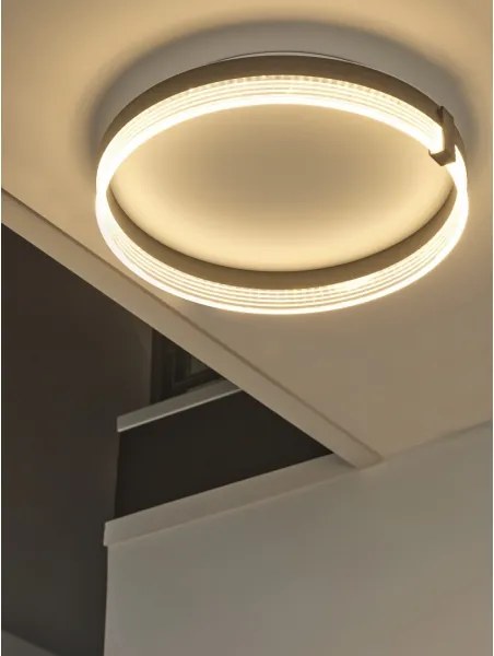 Osram - Plafonieră LED DECOR CIRCLE, 25 W, 230 V, Ø 40 cm, negru/alb