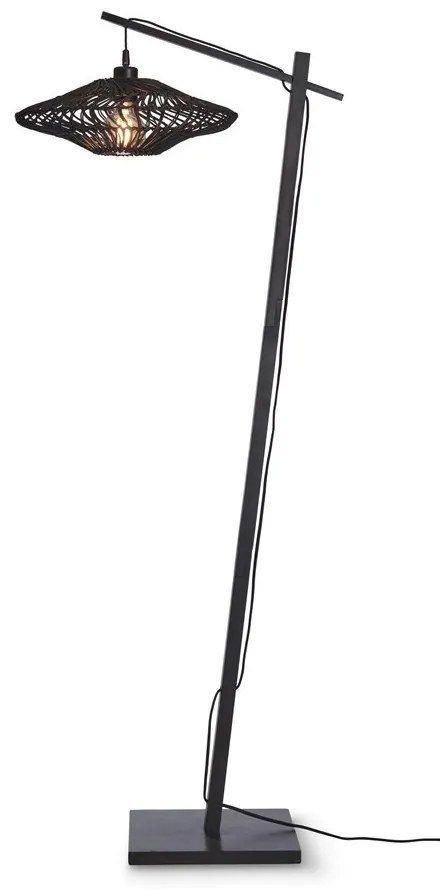 Lampadar eco din bambus cu ratan Zanzibar S bl/40cm, bl