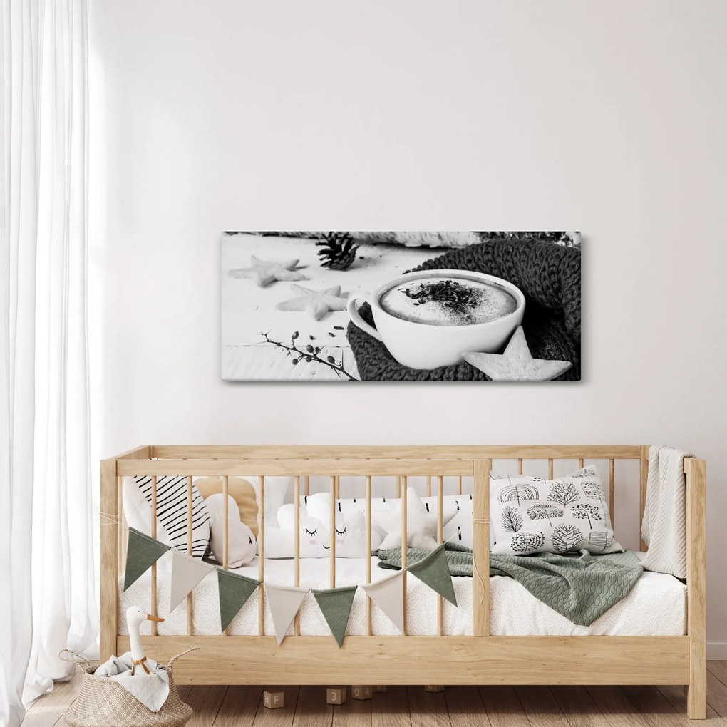 Tablou - Cappuccino de iarnă (120x50 cm)