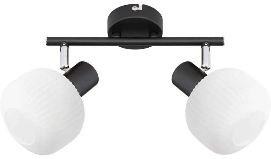 Spot Prezent 27520 ARYA 2xE14/40W/230V negru/alb