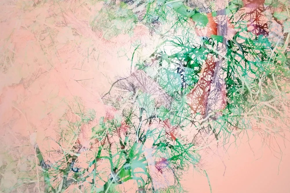 Tapet autoadeziv ramuri abstracte