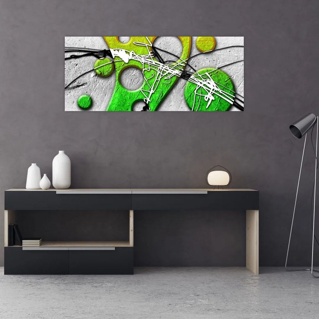 Tablou abstract (120x50 cm)