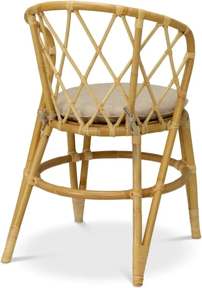 Scaun din ratan natural design LUX Alvaro