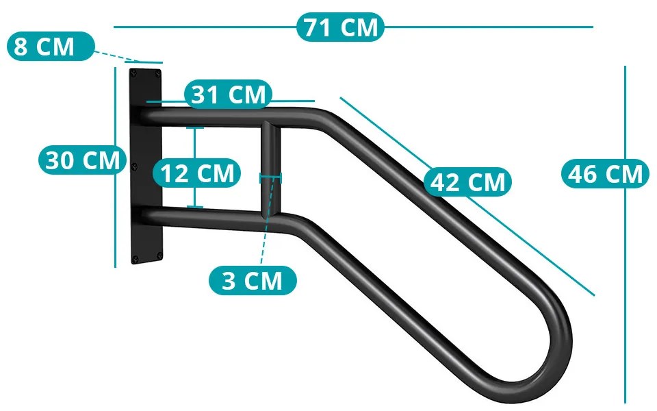 Bară de sprijin pentru perete
