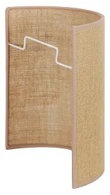 Aplică Duolla YUTE 1xE27/15W/230V d. 20 cm maro