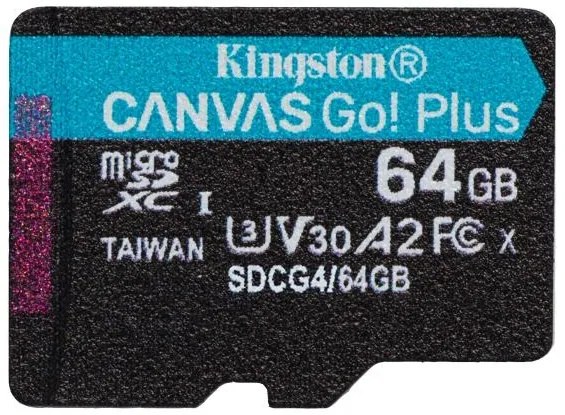 MICROSD KS 64GB CL10 UHS-I CANVAS GO PLS