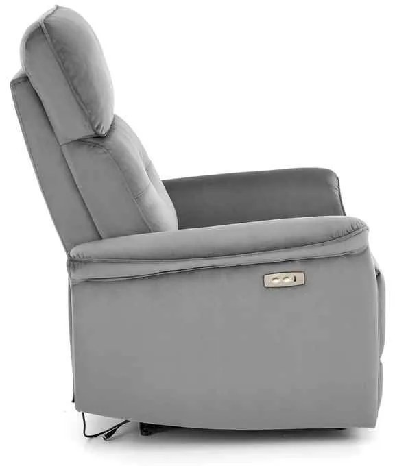Scaun rabatabil semir, gri