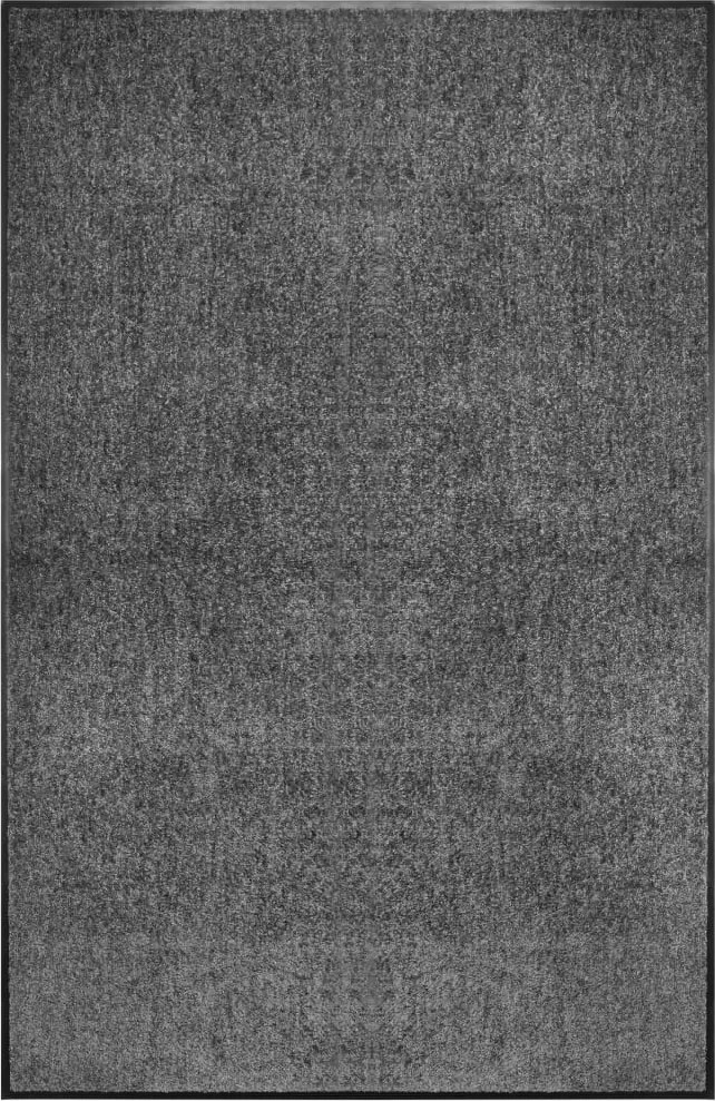 vidaXL Covoraș de ușă lavabil, antracit, 120 x 180 cm