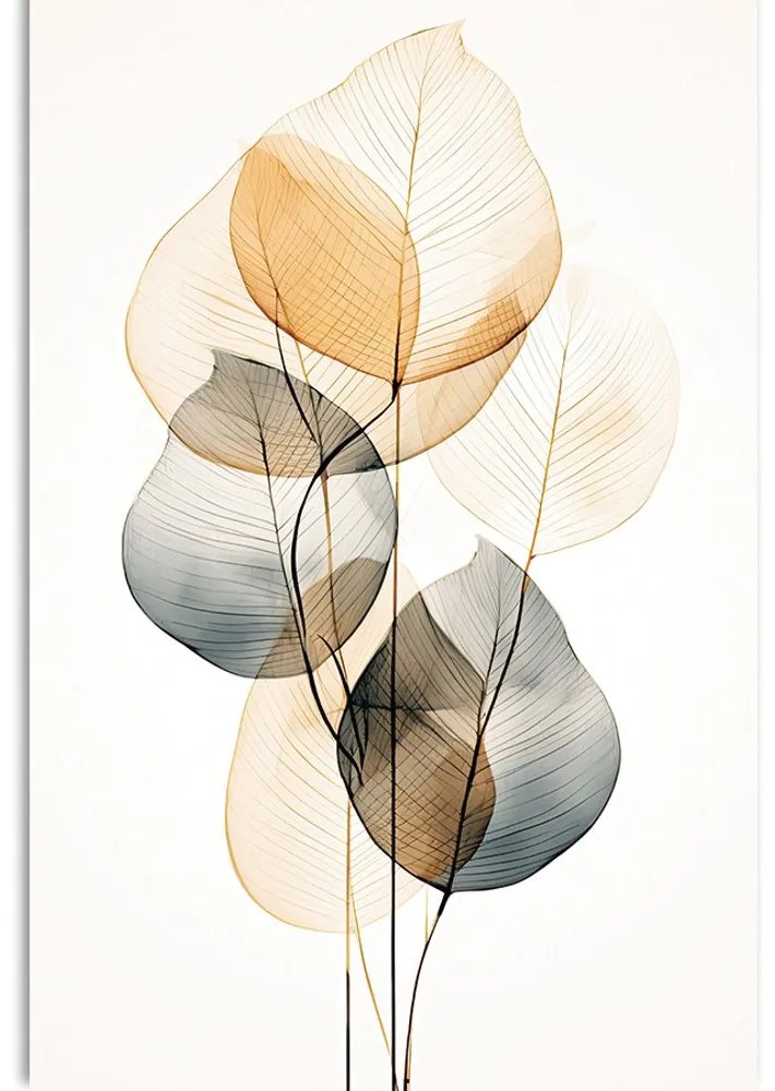 Tablou frunze abstracte No2