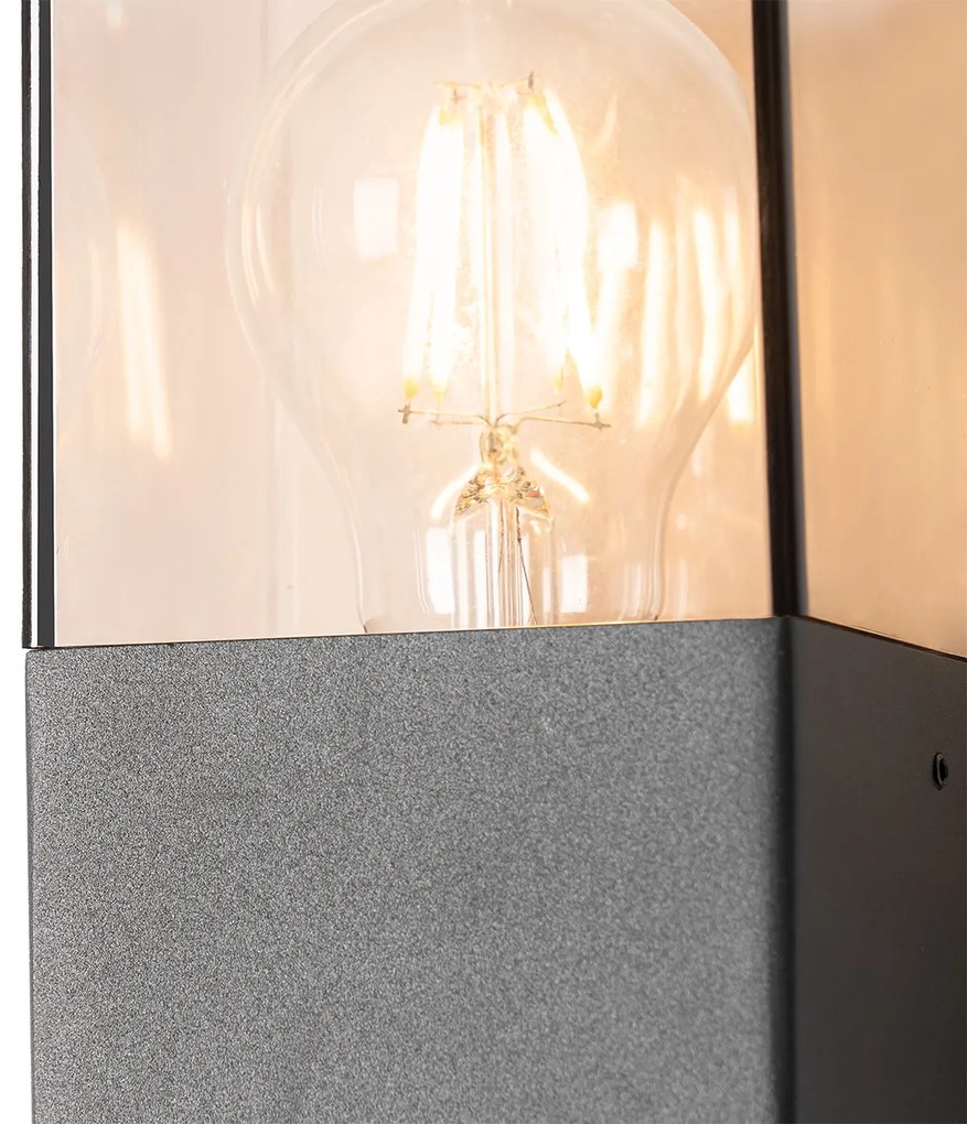 Lampă de perete exterioară modernă gri închis IP44 - Denmark